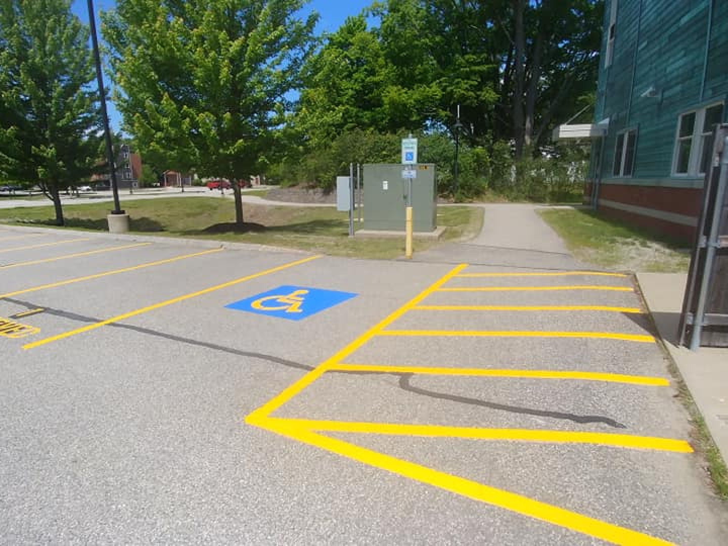 Parking Lot Maintenance, Parking Lot Sweeping Biddeford, ME Precision Sealcoating and Line